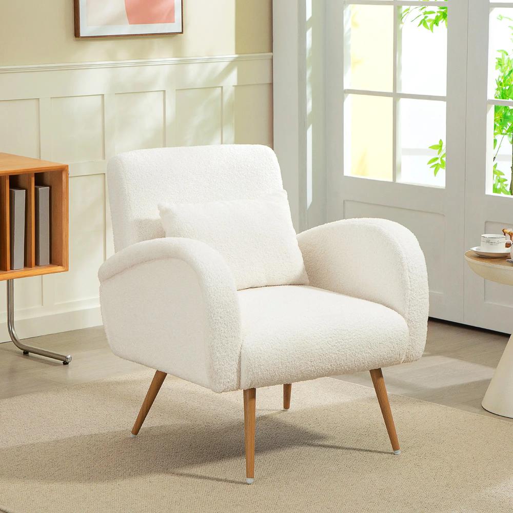 HOMCOM Teddy Fleece Accent Chair Additional View 24