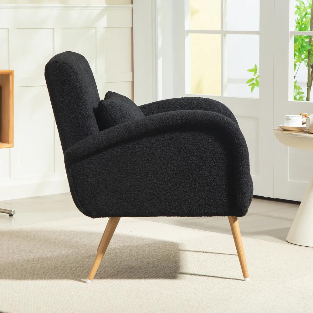 HOMCOM Teddy Fleece Accent Chair Additional View 8