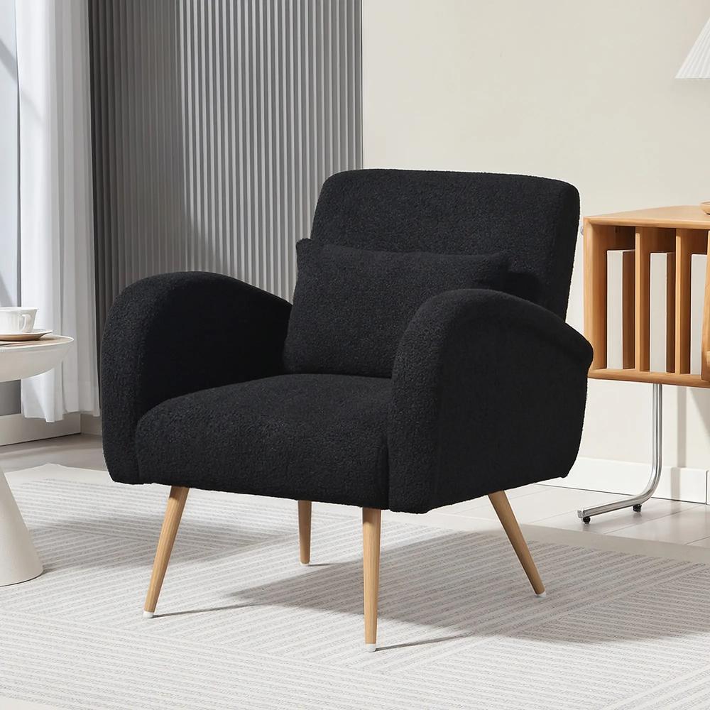 HOMCOM Teddy Fleece Accent Chair Additional View 10