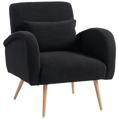 HOMCOM Teddy Fleece Accent Chair