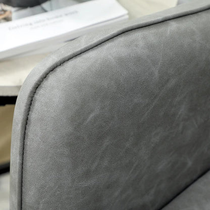 HOMCOM Faux Leather Marble-Effect Two-Seater Sofa Additional View 20