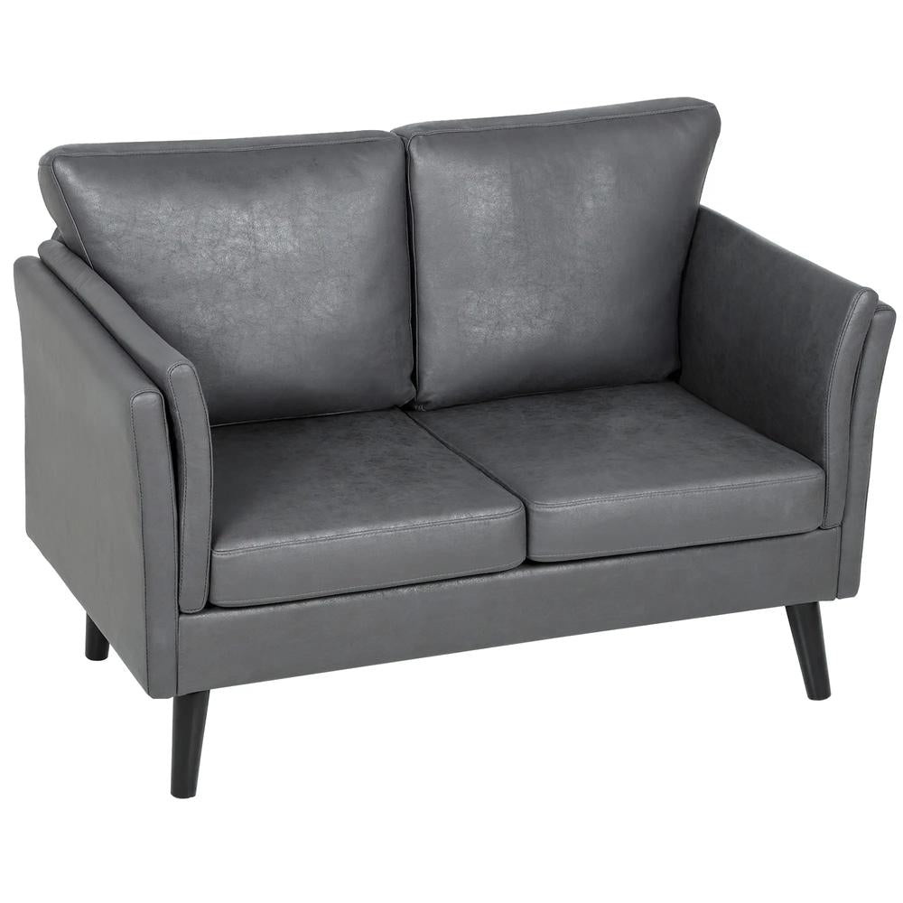 HOMCOM Two-Seater Leathaire Sofa Additional View 11