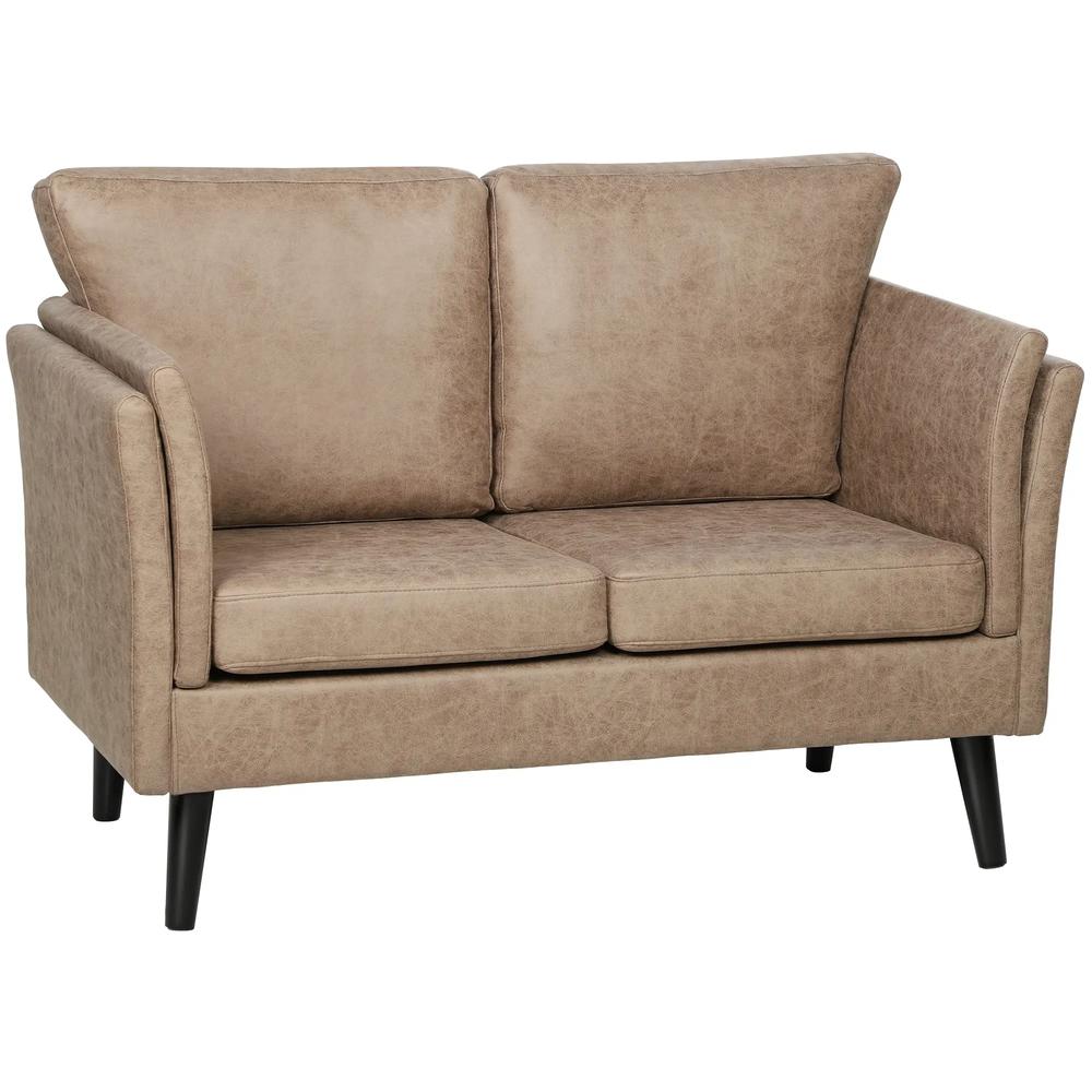 HOMCOM Two-Seater Leathaire Sofa Additional View 12