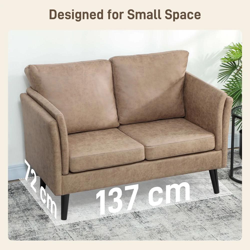 HOMCOM Two-Seater Leathaire Sofa Additional View 18