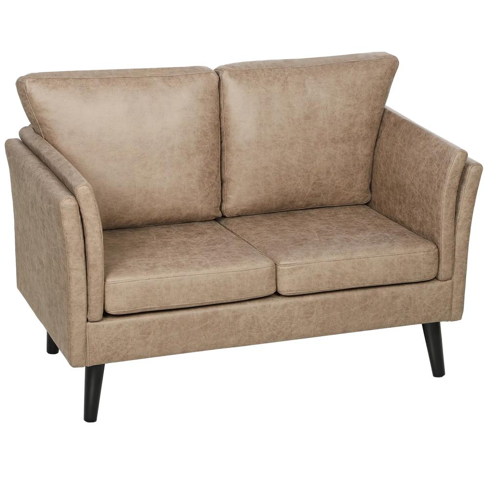 HOMCOM Two-Seater Leathaire Sofa Additional View 22