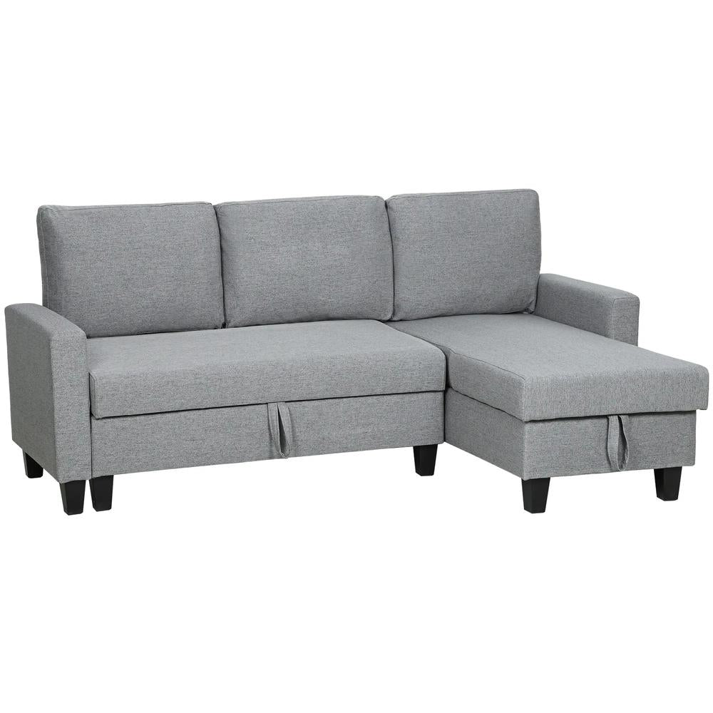 HOMCOM Three-Seater Storage Sofa Bed Additional View 12
