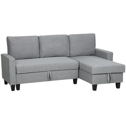 HOMCOM Three-Seater Storage Sofa Bed Additional View 12