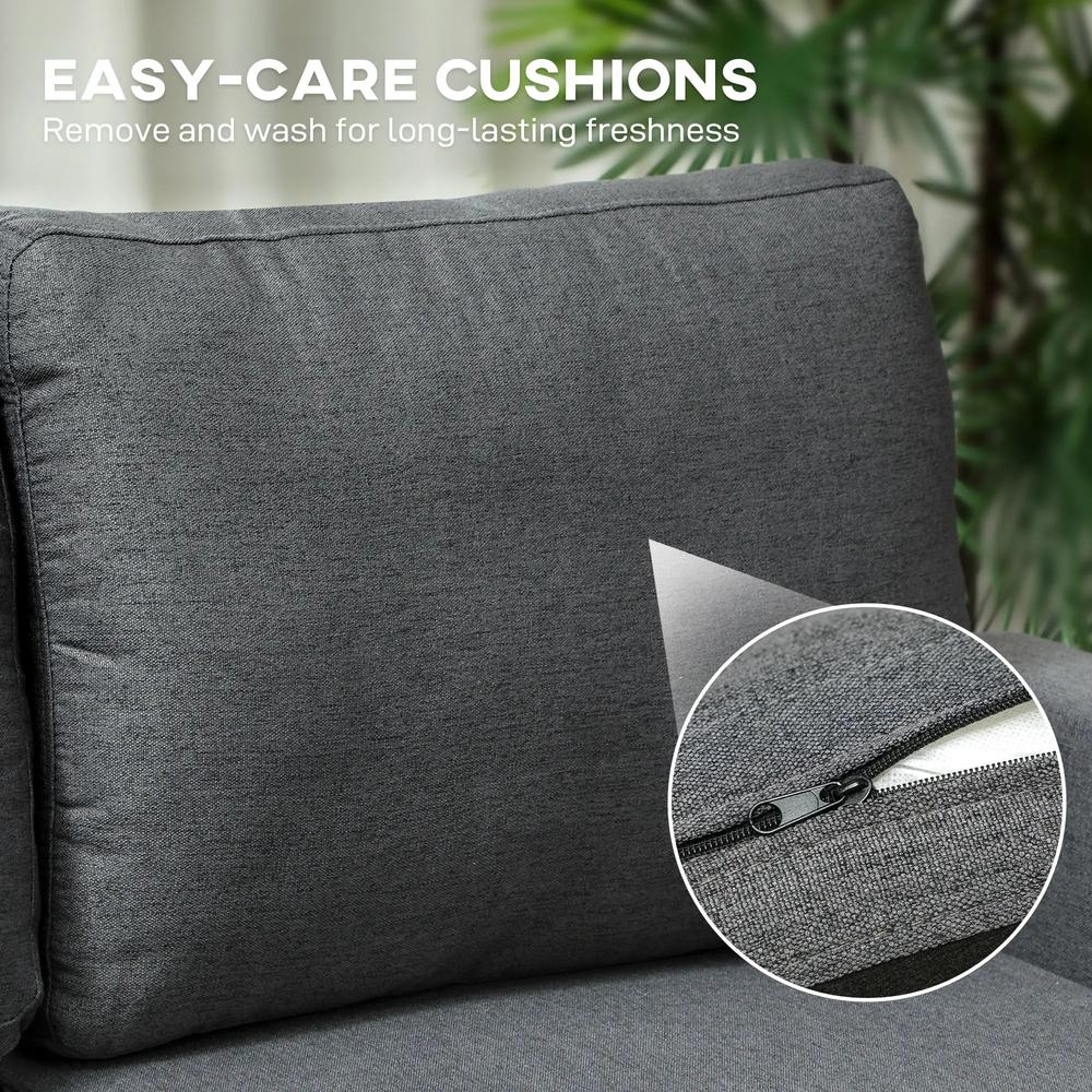 HOMCOM Three-Seater Storage Sofa Bed Additional View 8
