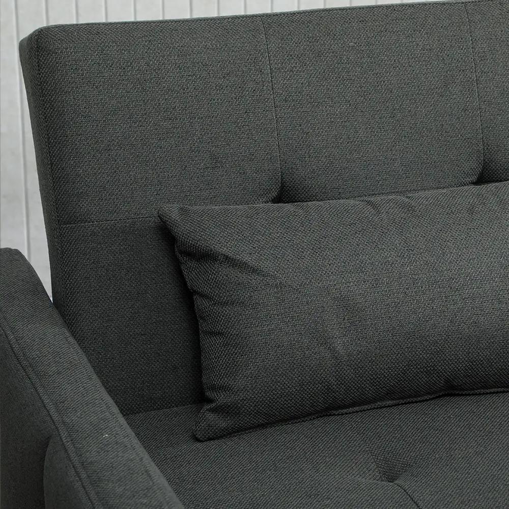 HOMCOM Three-Way Two-Seater Sofa Bed Additional View 11