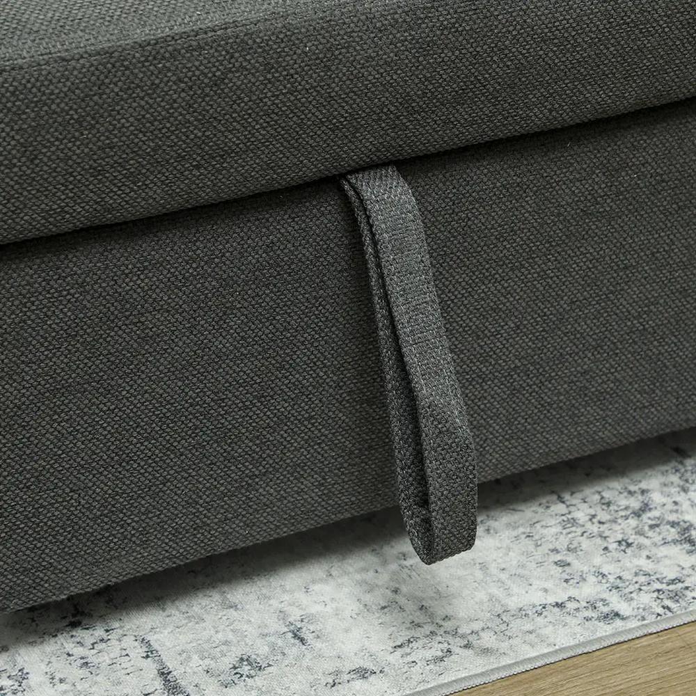 HOMCOM Three-Way Two-Seater Sofa Bed Additional View 13