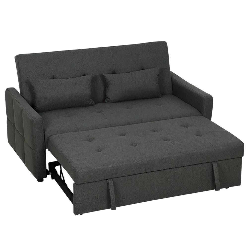 HOMCOM Three-Way Two-Seater Sofa Bed Additional View 15