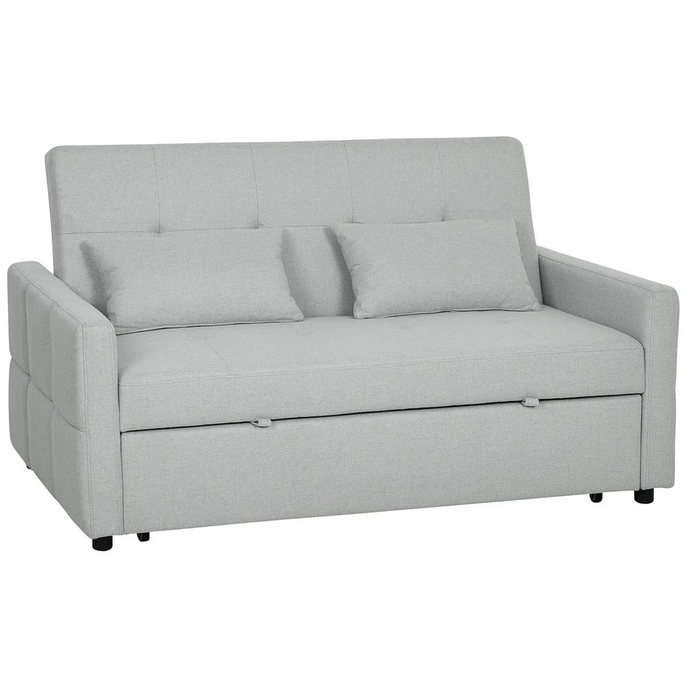 HOMCOM Three-Way Two-Seater Sofa Bed Additional View 16