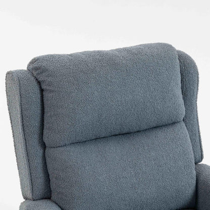 HOMCOM Recliner Armchair with Extended Leg Rest - Grey Additional View 12