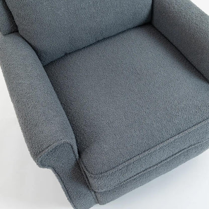 HOMCOM Recliner Armchair with Extended Leg Rest - Grey Additional View 16