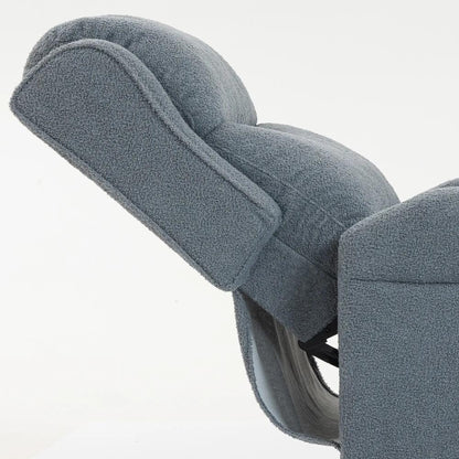 HOMCOM Recliner Armchair with Extended Leg Rest - Grey Additional View 17