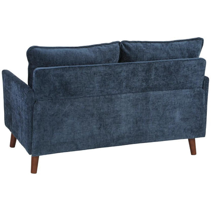 HOMCOM 2 Seater Sofa, Loveseat Sofa with Spring Cushions, Wide and Deep Seat, Wood Legs Additional View 12