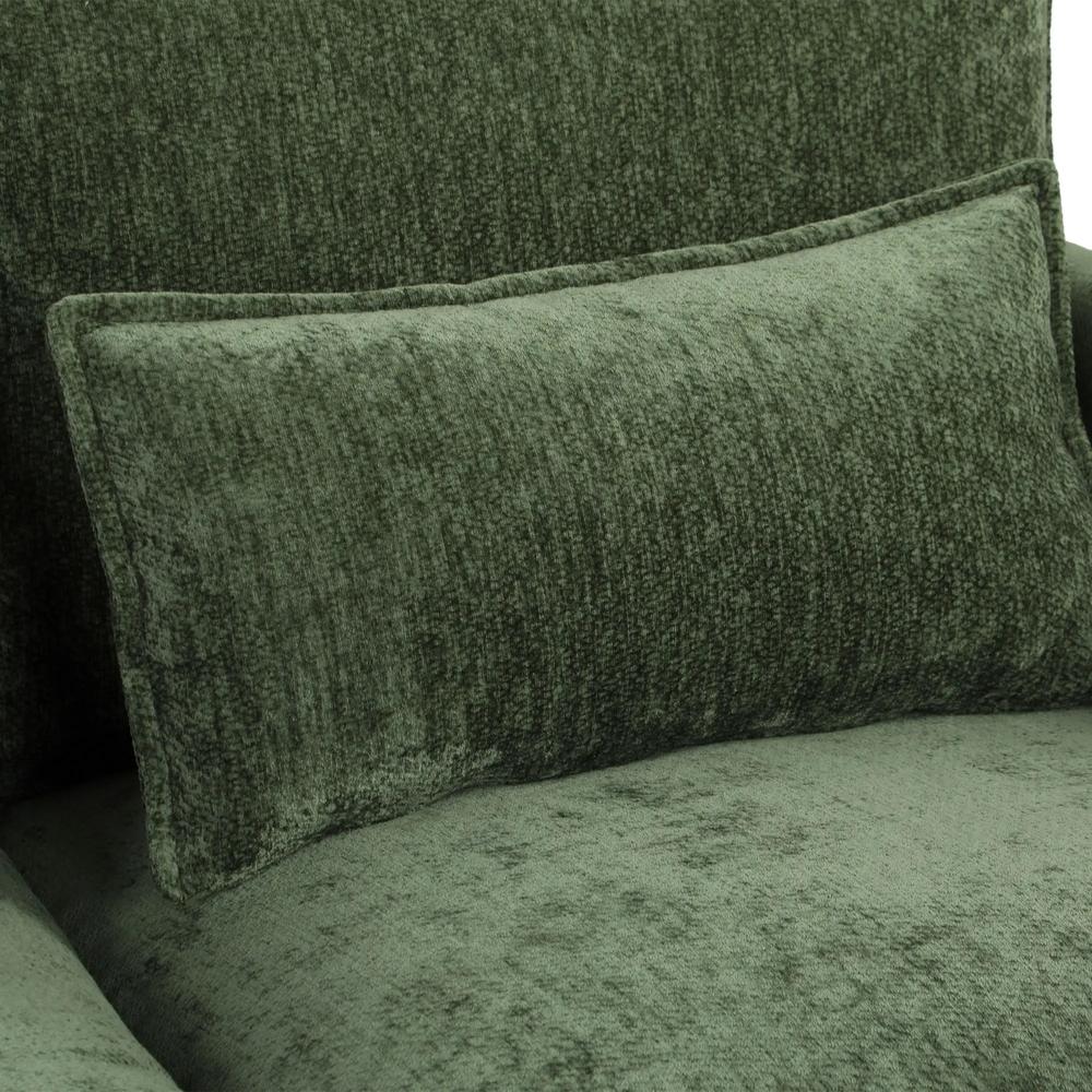 HOMCOM 2 Seater Sofa, Loveseat Sofa with Spring Cushions, Wide and Deep Seat, Wood Legs Additional View 25