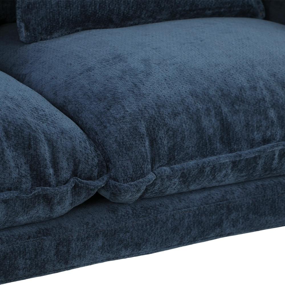 HOMCOM 2 Seater Sofa, Loveseat Sofa with Spring Cushions, Wide and Deep Seat, Wood Legs Additional View 10