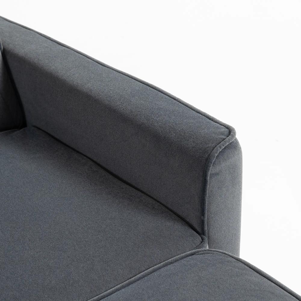 HOMCOM 2 Seater Sofa Bed, 3-in-1 Convertible Pull Out Sleeper Sofa with Click-Clack Adjustable Backrest Additional View 11