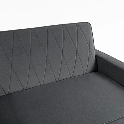 HOMCOM 2 Seater Sofa Bed, 3-in-1 Convertible Pull Out Sleeper Sofa with Click-Clack Adjustable Backrest Additional View 13