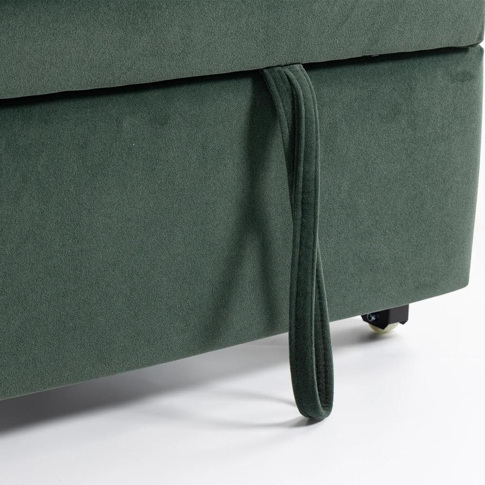HOMCOM 2 Seater Sofa Bed, 3-in-1 Convertible Pull Out Sleeper Sofa with Click-Clack Adjustable Backrest Additional View 27