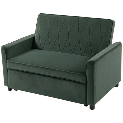 HOMCOM 2 Seater Sofa Bed, 3-in-1 Convertible Pull Out Sleeper Sofa with Click-Clack Adjustable Backrest Additional View 30