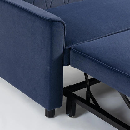 HOMCOM 2 Seater Sofa Bed, 3-in-1 Convertible Pull Out Sleeper Sofa with Click-Clack Adjustable Backrest Additional View 40