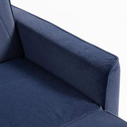 HOMCOM 2 Seater Sofa Bed, 3-in-1 Convertible Pull Out Sleeper Sofa with Click-Clack Adjustable Backrest Additional View 41
