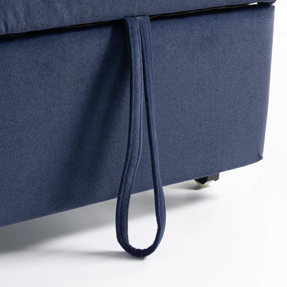 HOMCOM 2 Seater Sofa Bed, 3-in-1 Convertible Pull Out Sleeper Sofa with Click-Clack Adjustable Backrest Additional View 42