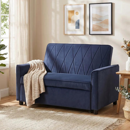 HOMCOM 2 Seater Sofa Bed, 3-in-1 Convertible Pull Out Sleeper Sofa with Click-Clack Adjustable Backrest Additional View 44