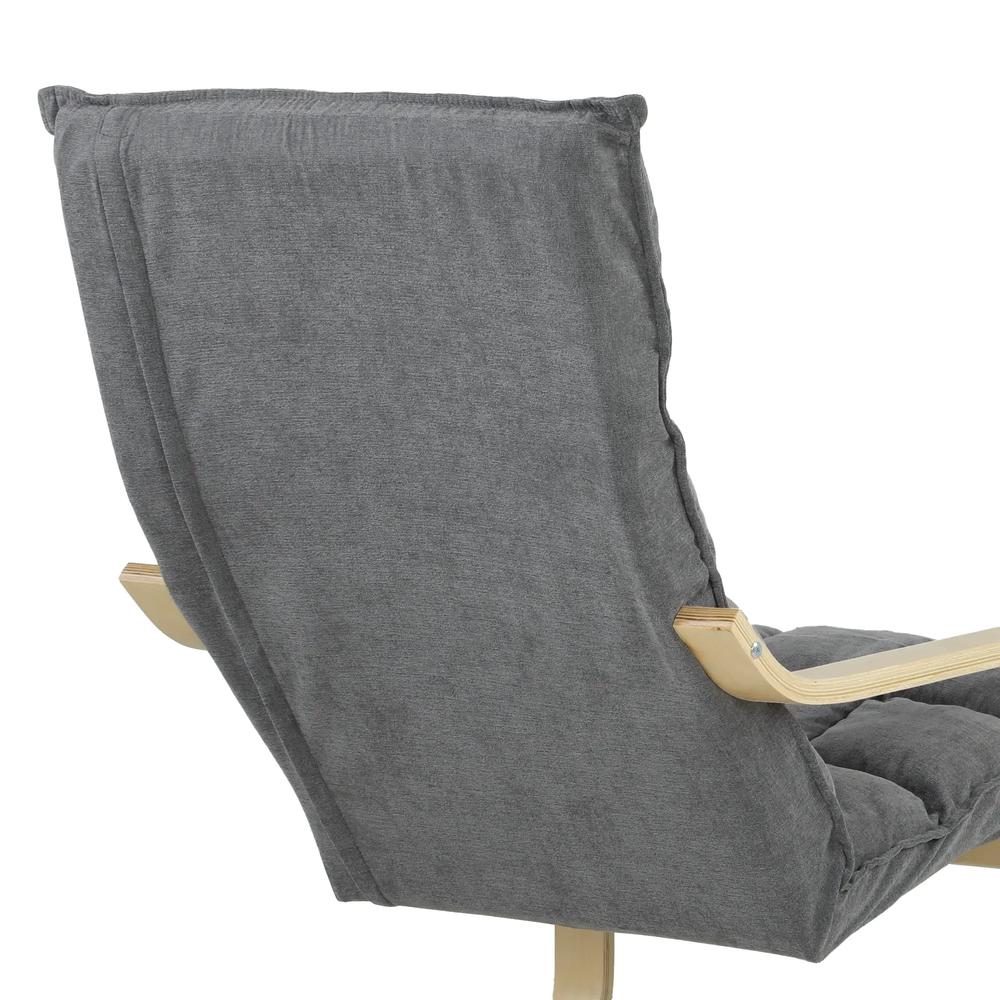 HOMCOM Modern Accent Chair, Leisure Lounge Chair Armchair with Footrest, Plush Cushion, Curved Legs and Arms Additional View 27