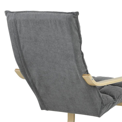 HOMCOM Modern Accent Chair, Leisure Lounge Chair Armchair with Footrest, Plush Cushion, Curved Legs and Arms Additional View 27