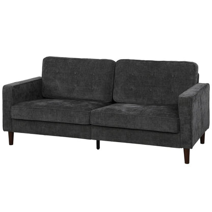HOMCOM 3 Seater Sofa Button Tufted Upholstered Couch with Wood Legs for Living Room Additional View 14