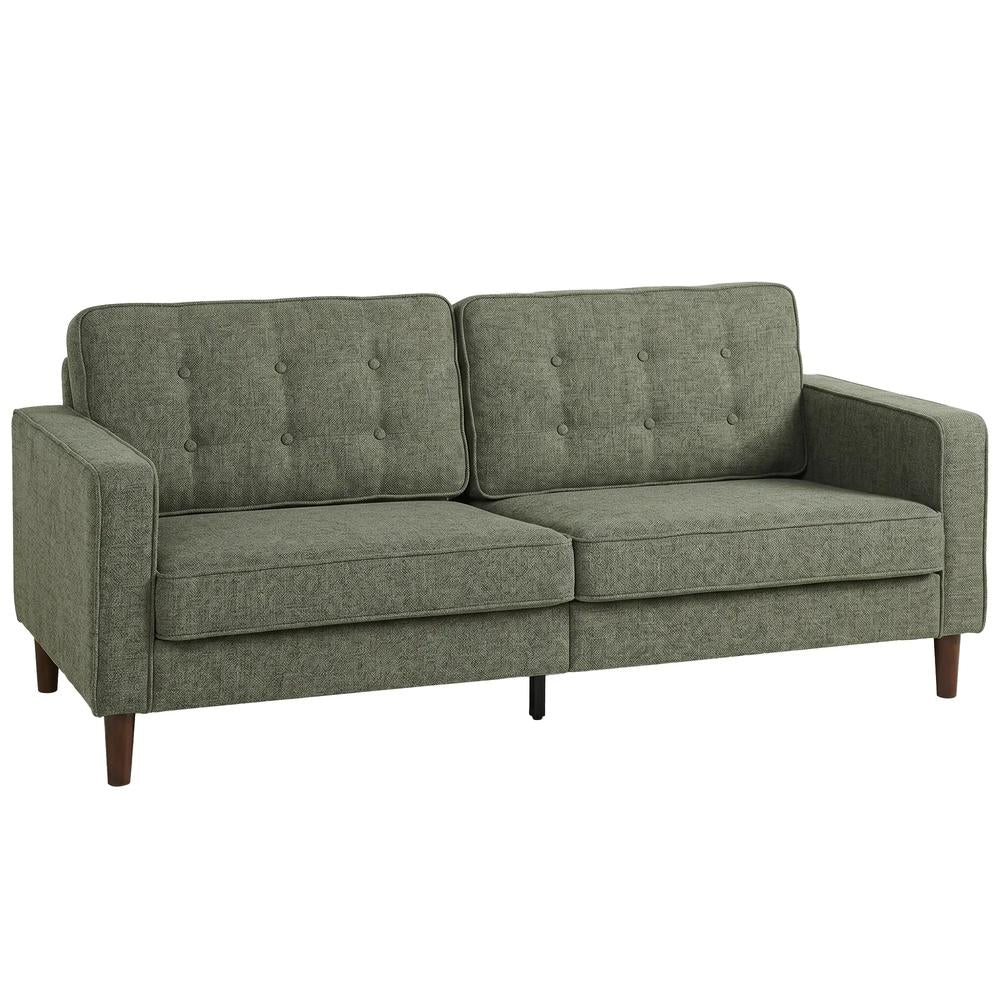 HOMCOM 3 Seater Sofa Button Tufted Upholstered Couch with Wood Legs for Living Room Additional View 15