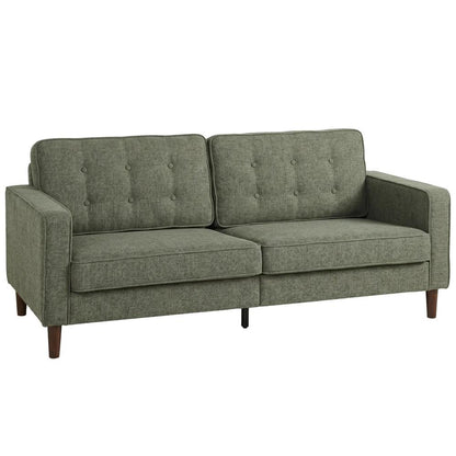 HOMCOM 3 Seater Sofa Button Tufted Upholstered Couch with Wood Legs for Living Room Additional View 15
