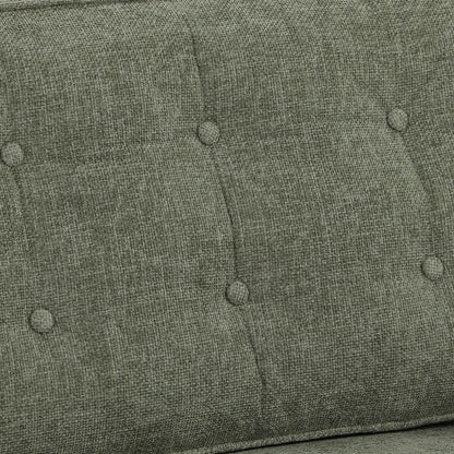 HOMCOM 3 Seater Sofa Button Tufted Upholstered Couch with Wood Legs for Living Room Additional View 25
