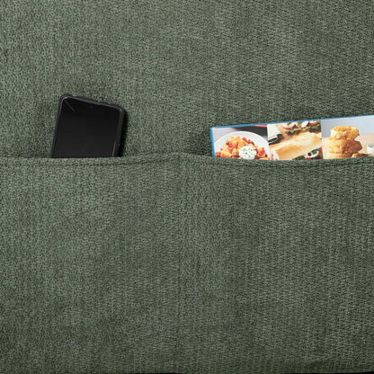 HOMCOM 2 Seater Sofa Bed, 4-in-1 L-Shaped Convertible Pull-Out Sleeper Sofa with Adjustable Backrest Side Pockets Additional View 11