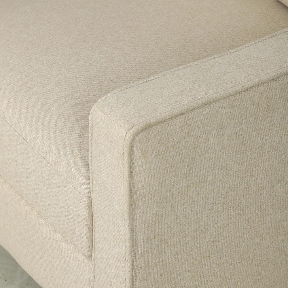 HOMCOM Accent Chair, Removable Pillow Linen Armchair with Comfy Spring Cushion for Living Room, Bedroom, Study Additional View 25