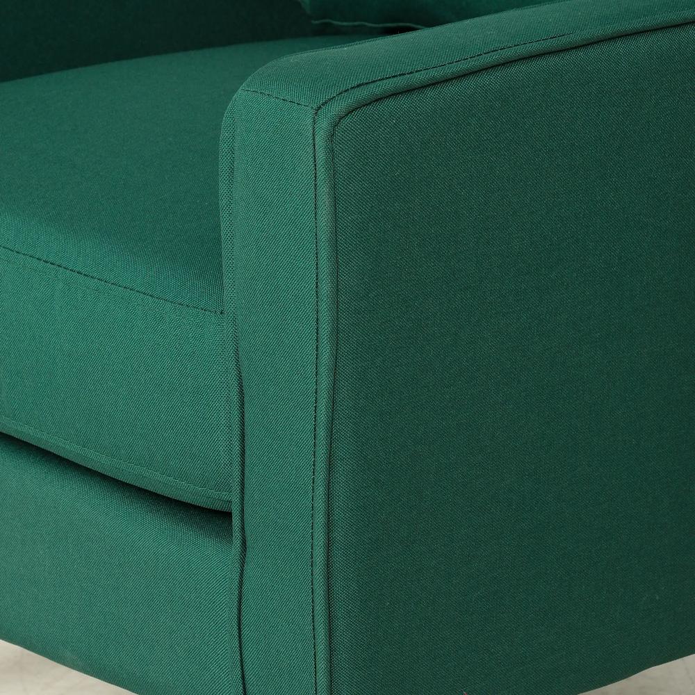 HOMCOM Accent Chair, Removable Pillow Linen Armchair with Comfy Spring Cushion for Living Room, Bedroom, Study Additional View 40