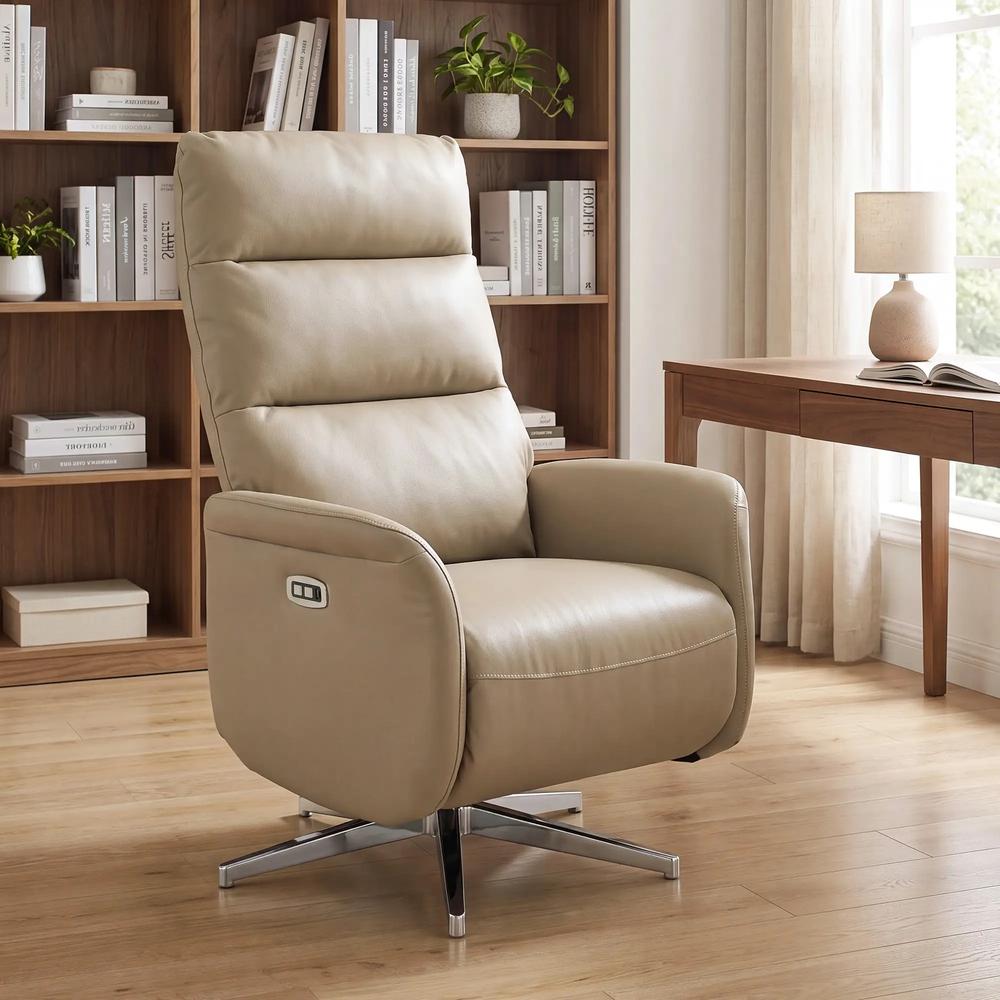 HOMCOM Power Recliner Chair, Swivel Electric Reclining Chair with Type C+USB, Recliner Armchair with Footrest Additional View 23