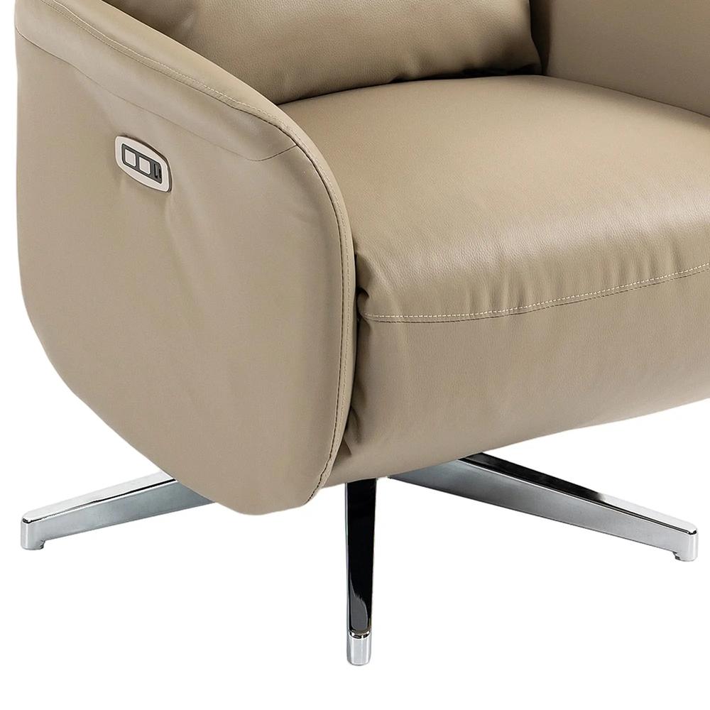 HOMCOM Power Recliner Chair, Swivel Electric Reclining Chair with Type C+USB, Recliner Armchair with Footrest Additional View 28