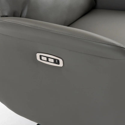 HOMCOM Power Recliner Chair, Swivel Electric Reclining Chair with Type C+USB, Recliner Armchair with Footrest Additional View 10