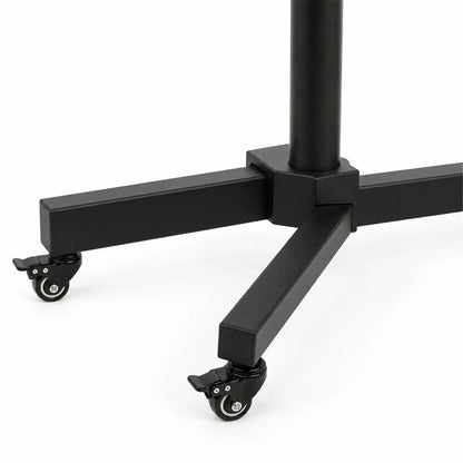 HOMCOM Mobile TV Stand on Wheels for 32-75 Inch Screens, Mobile TV Cart with Tilt, Height Adjustable, Black Additional View 13