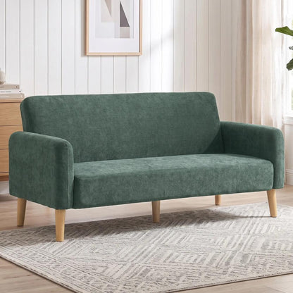 HOMCOM 2 Seater Sofa, Velvet Small Couch with 20cm Thick Padding, Wide and Deep Seat Additional View 14