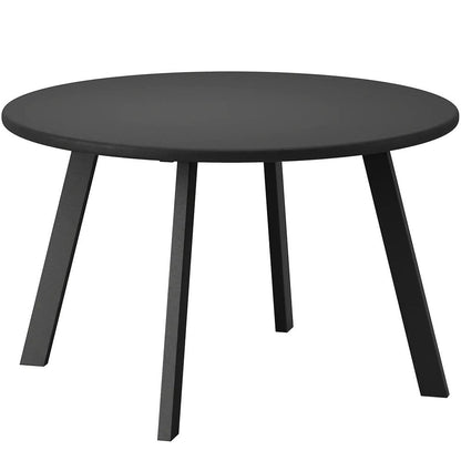 Outsunny 70cm Round Coffee Table, Outdoor Garden Table with Non-Slip Foot Pads and Metal Frame for Garden, Terrace, Balcony, Living Room, Charcoal Grey Additional View 11