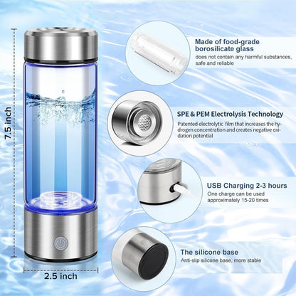 Hydrogen Water Bottle - #2026 Upgraded Hydrogen Bottle (Toxin-Free)