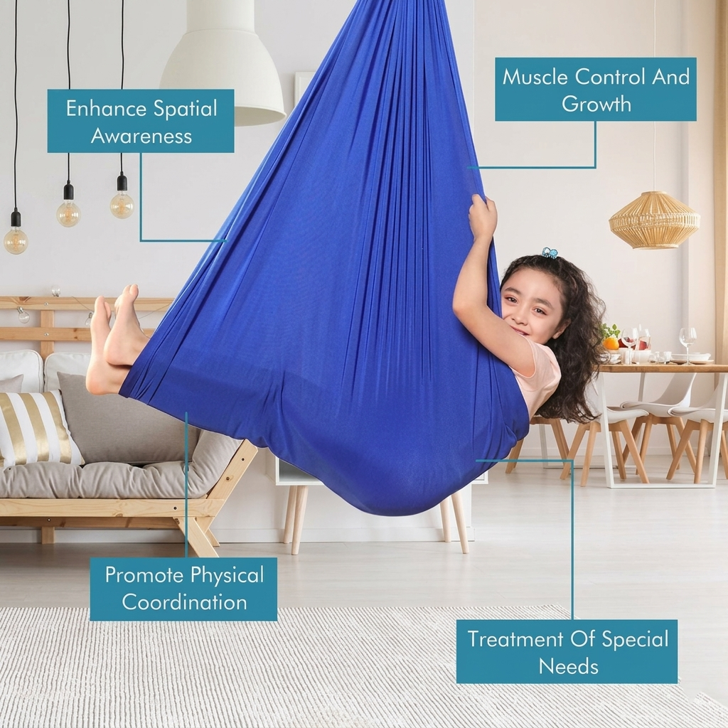 Sensory Autism Swing Hammock - #2026 Upgraded Indoor & Outdoor Hammock