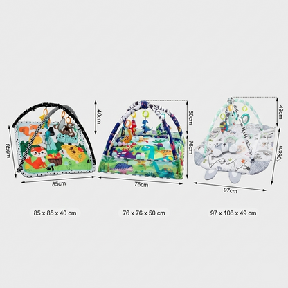 Baby Play Mat - #2026 Upgraded 8 in 1 Sensory Development Center