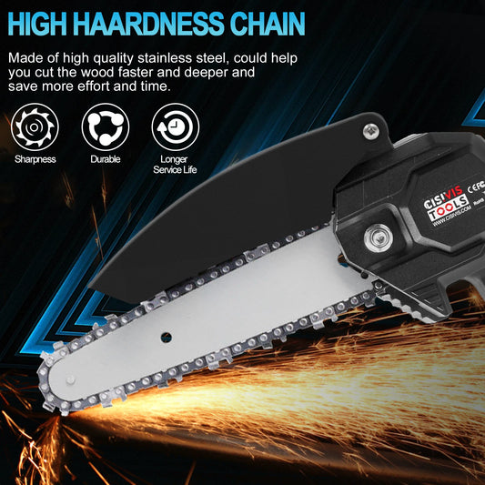 Cordless Mini Chainsaw - #2026 Upgraded Cutting Capacity Mini Chainsaw