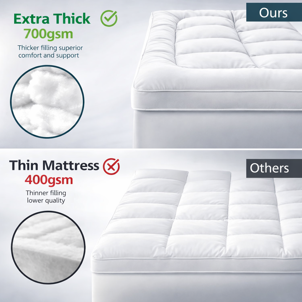 Mattress Topper #2026 Upgraded 10cm Extra Firm Best Mattress Topper